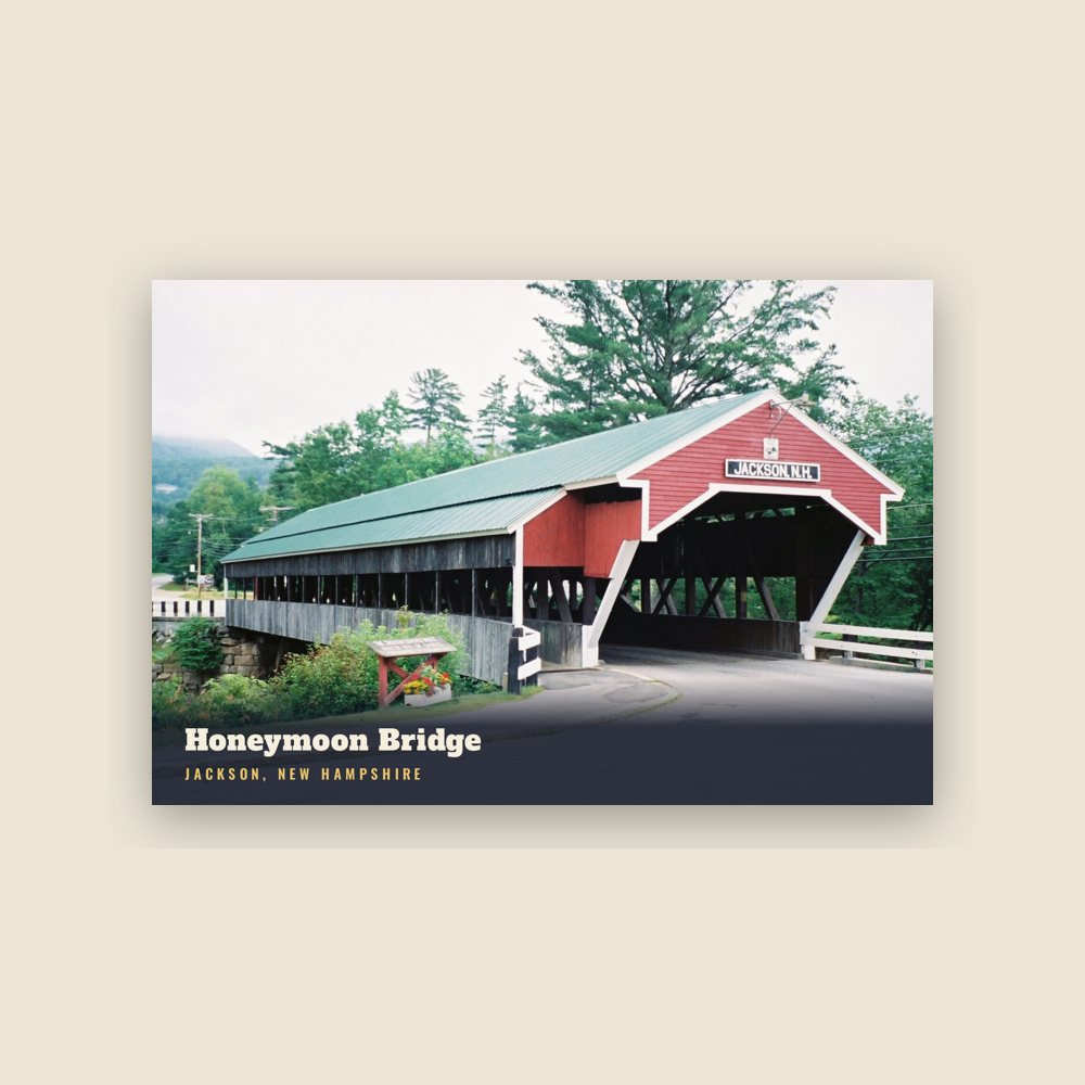 Jackson Honeymoon Bridge Postcard