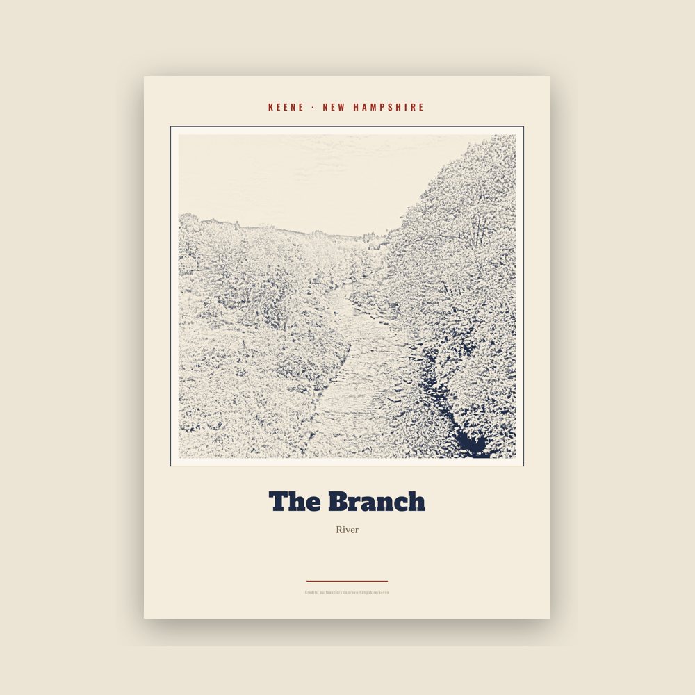 Keene The Branch Landmark Print