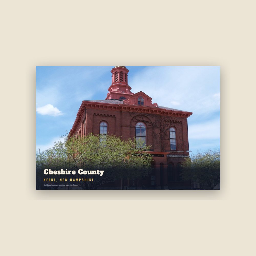 Keene Cheshire County Postcard