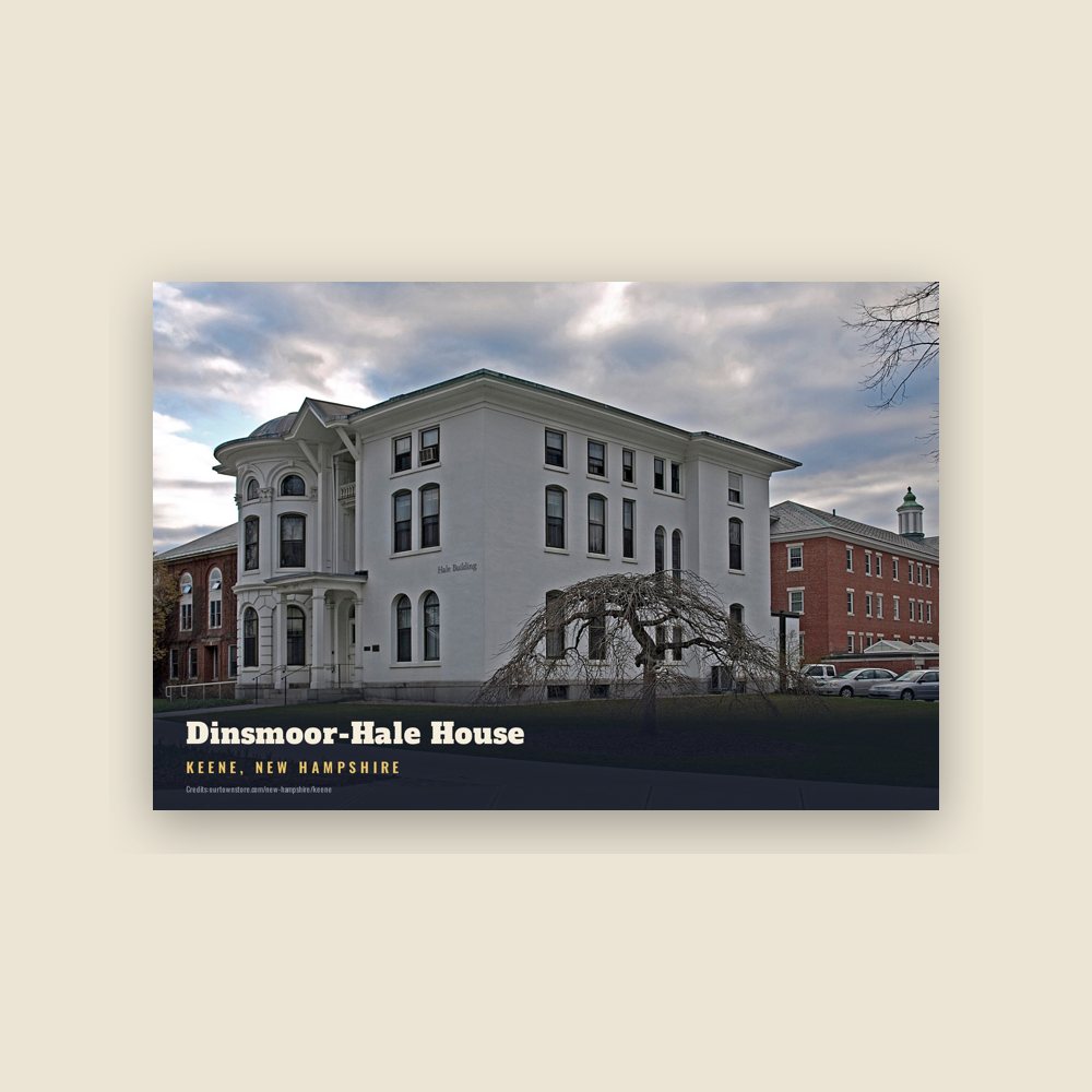 Keene Dinsmoor-Hale House Postcard
