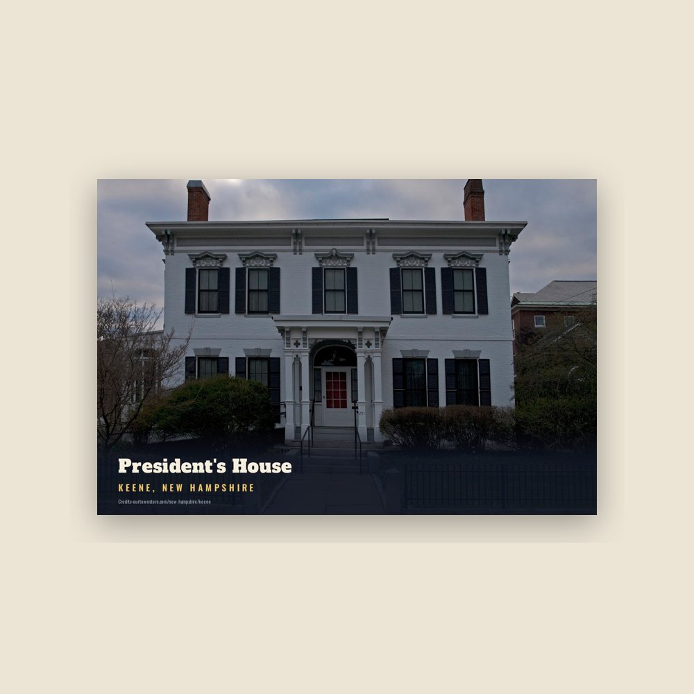 Keene President's House Postcard