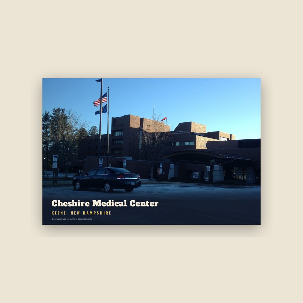 Keene Cheshire Medical Center Postcard