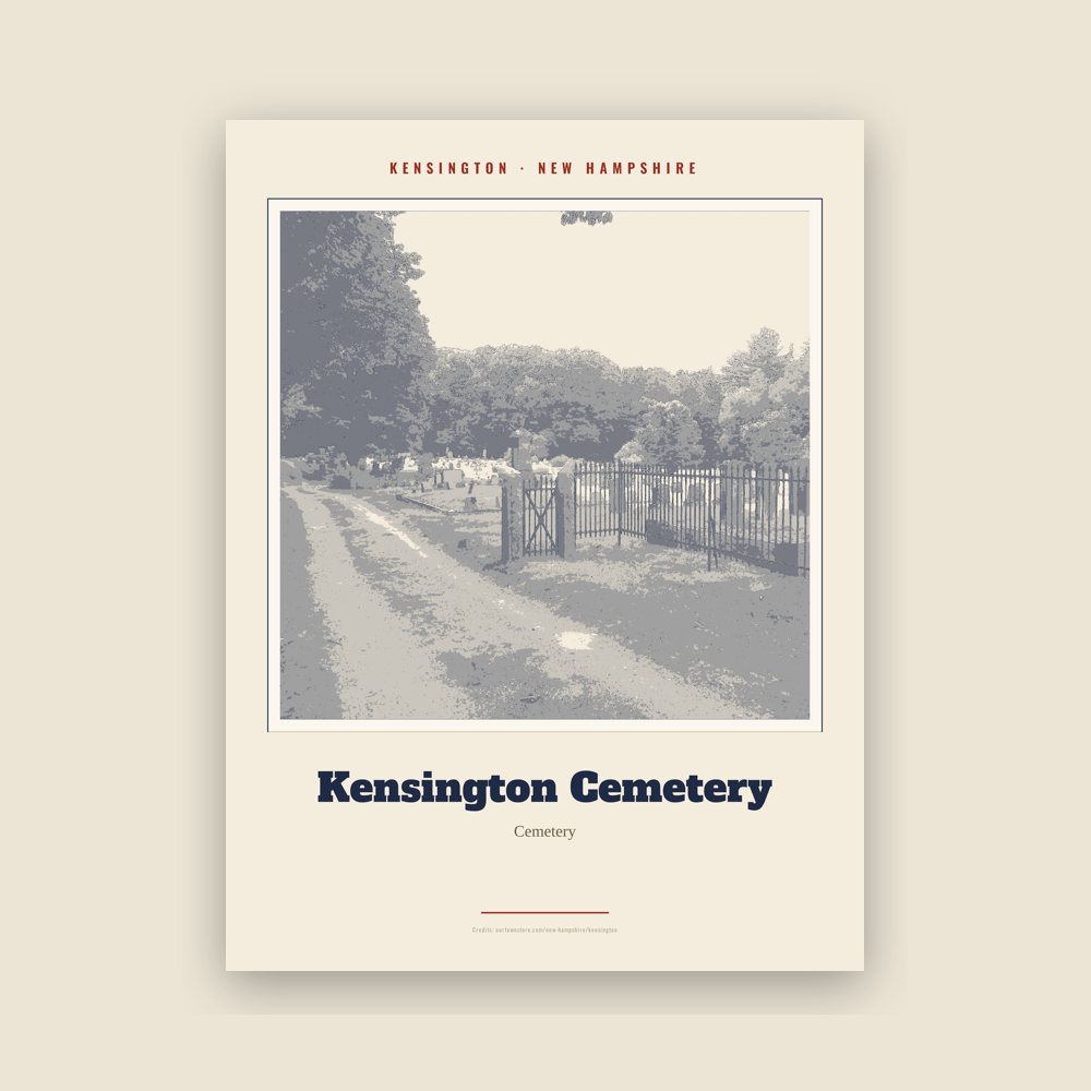 Kensington Kensington Cemetery Landmark Print