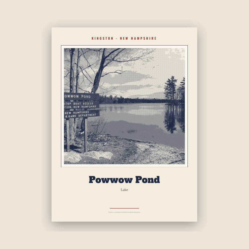 Kingston Powwow Pond Landmark Print