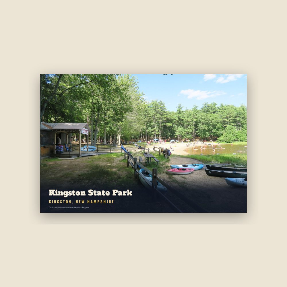 Kingston Kingston State Park Postcard