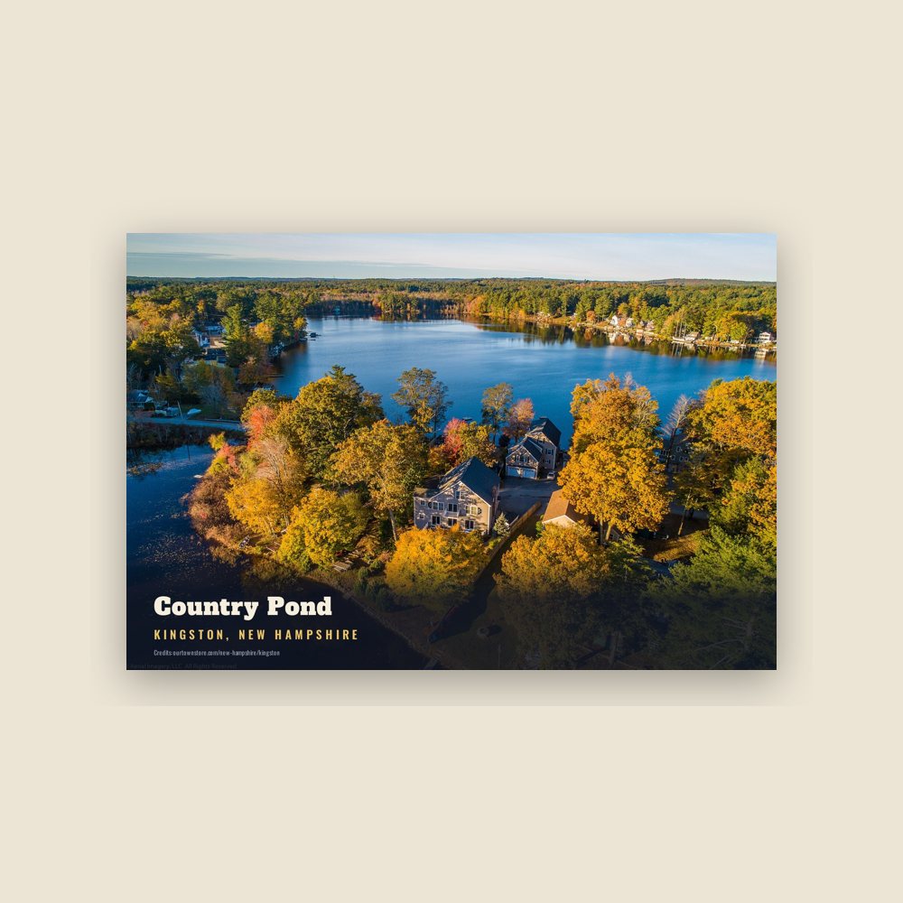 Kingston Country Pond Postcard