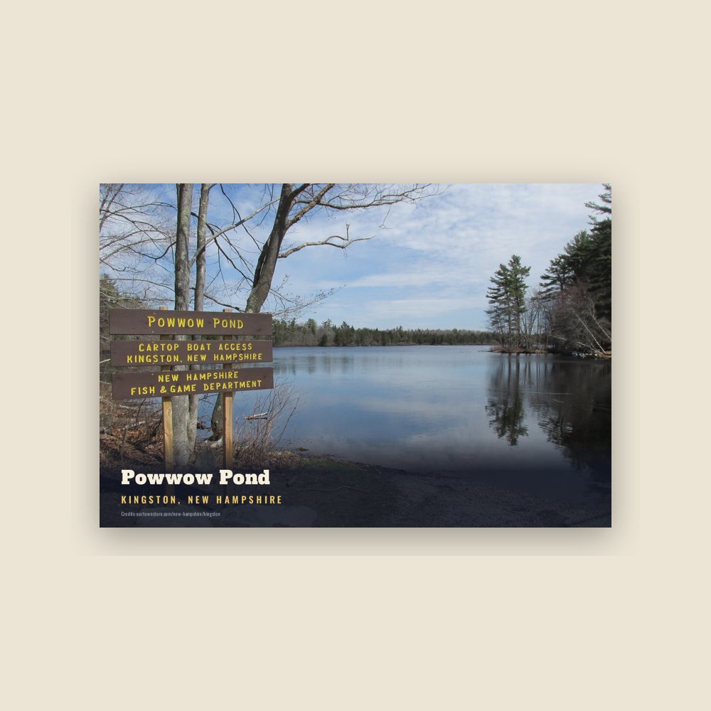Kingston Powwow Pond Postcard