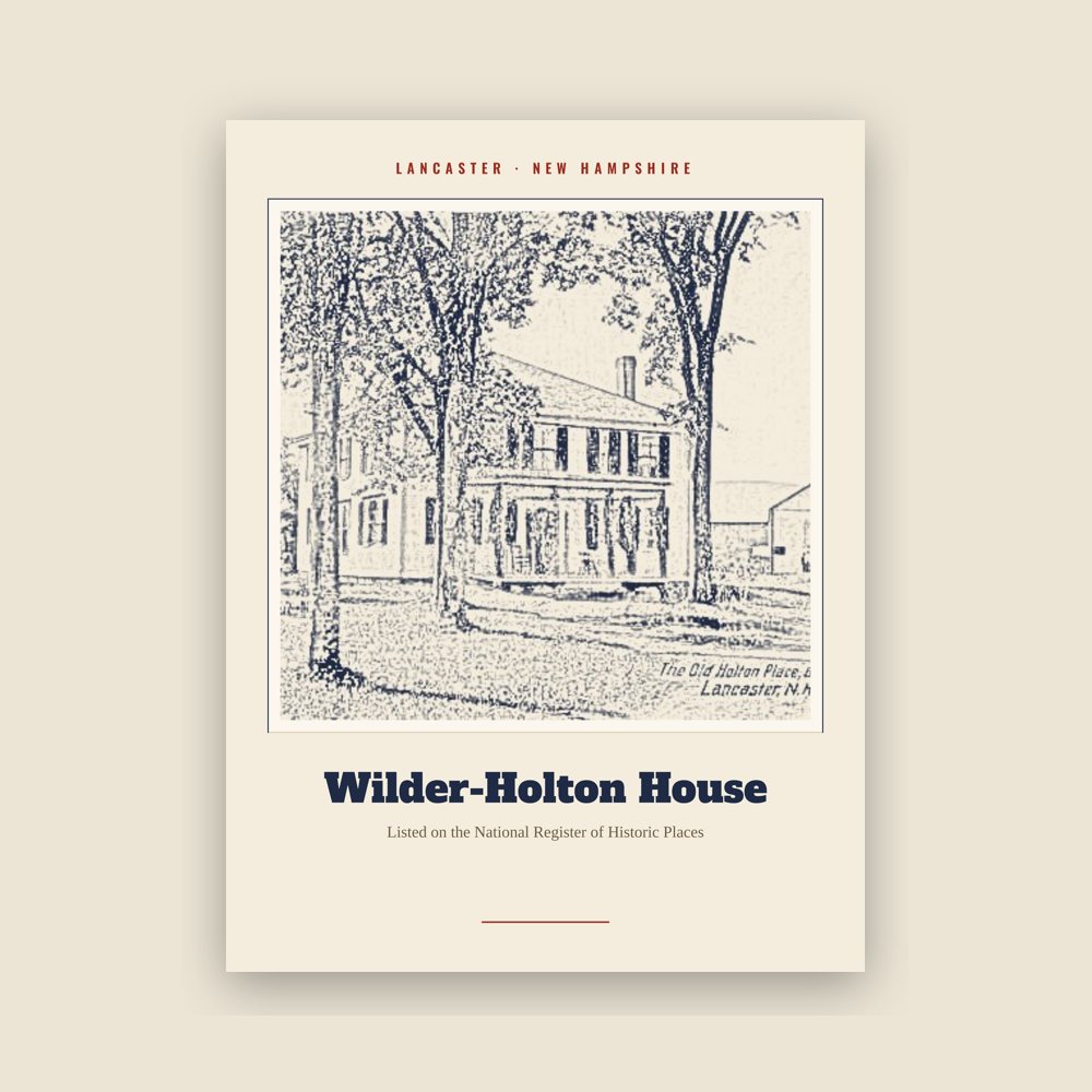 Lancaster Wilder-Holton House Landmark Print