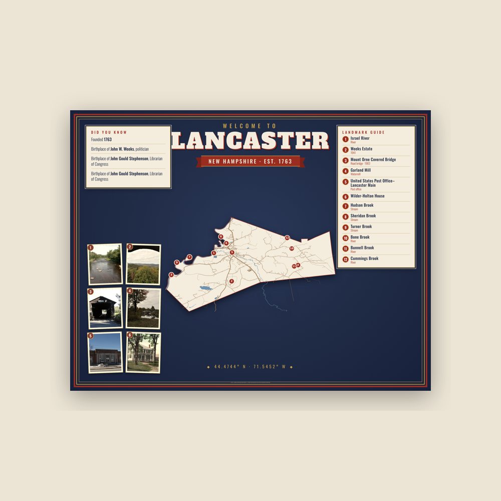Lancaster Map Placemat
