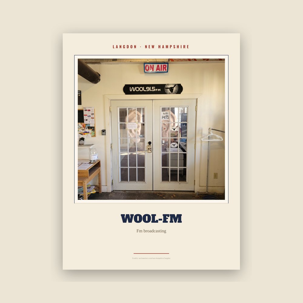 Langdon WOOL-FM Landmark Print