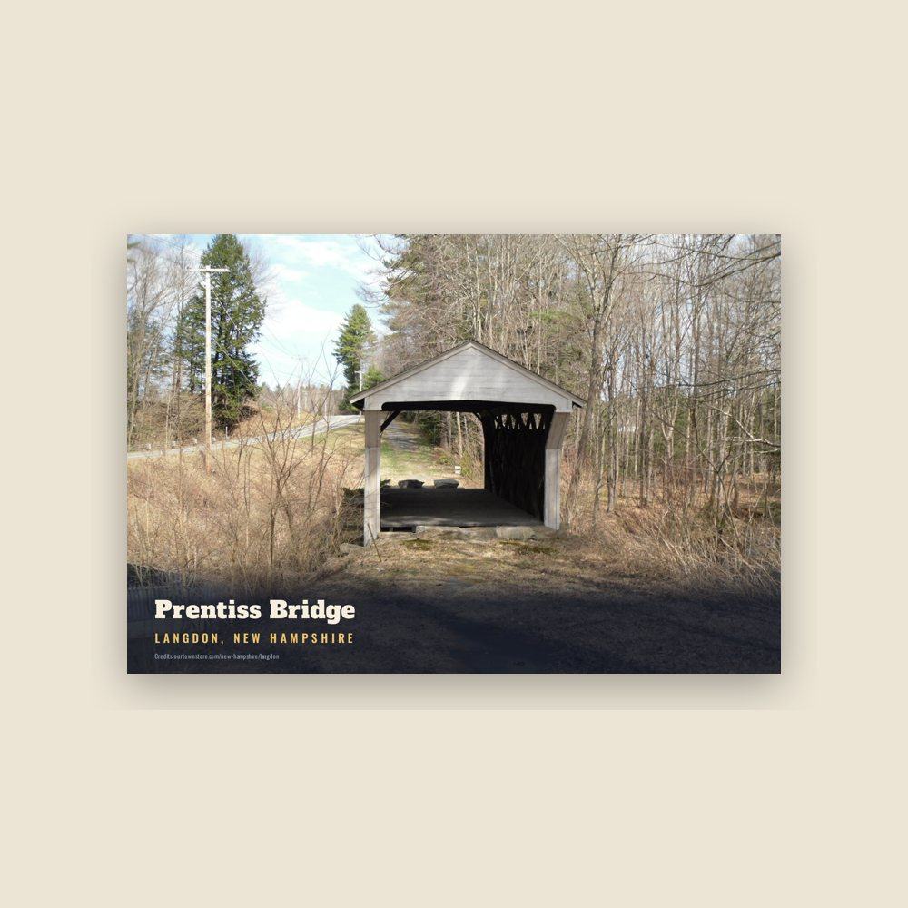 Langdon Prentiss Bridge Postcard
