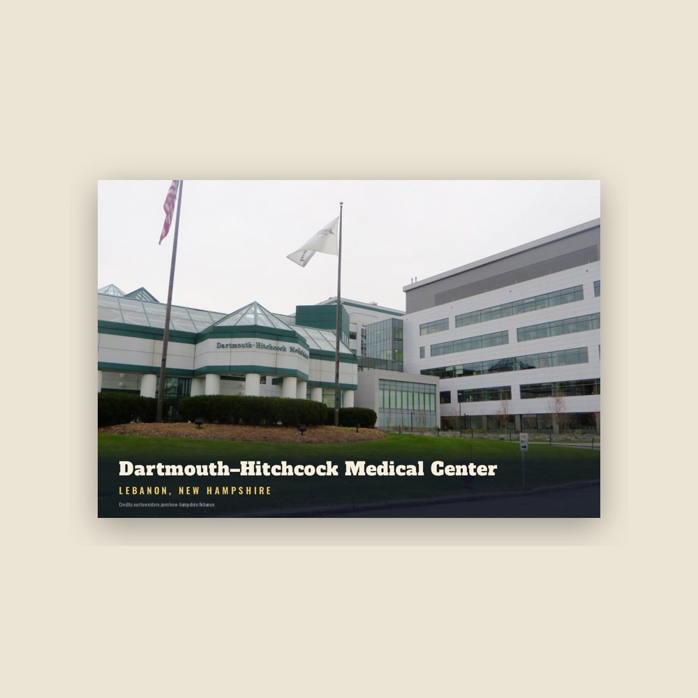 Lebanon Dartmouth–Hitchcock Medical Center Postcard