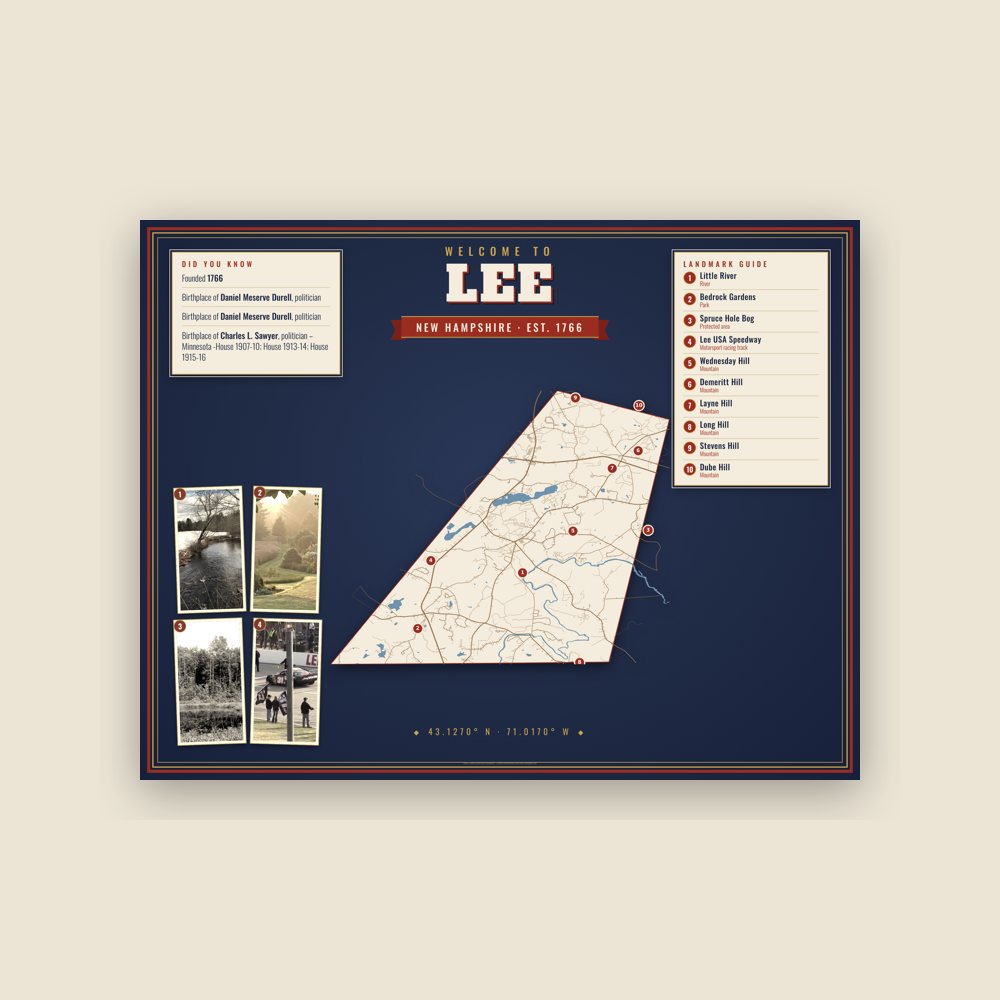 Lee Map Placemat