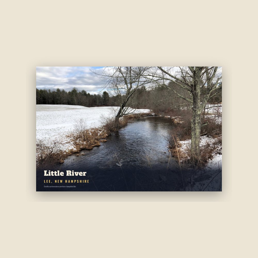 Lee Little River Postcard