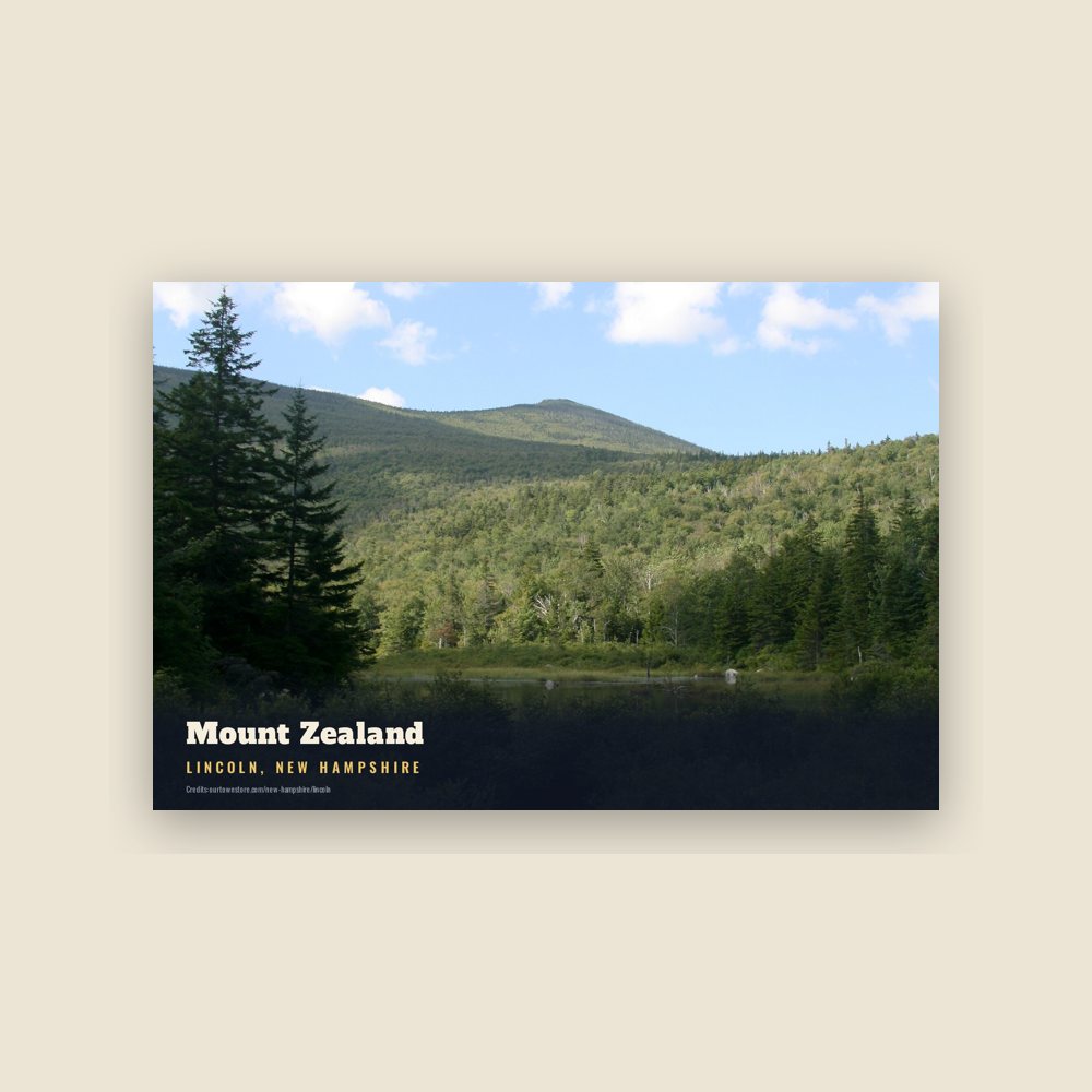 Lincoln Mount Zealand Postcard