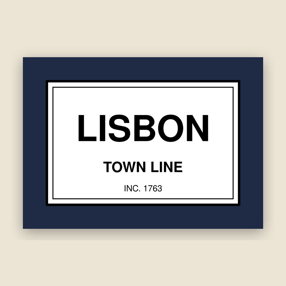 Lisbon Town Line Mug