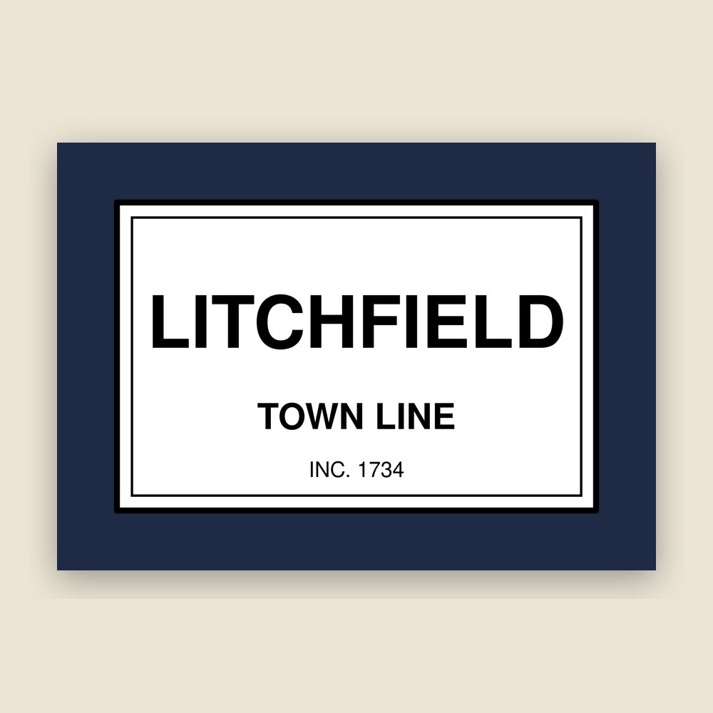 Litchfield Town Line Mug