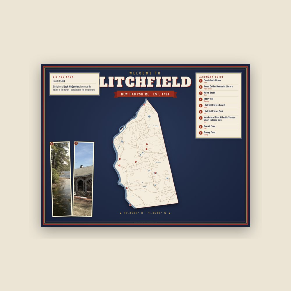 Litchfield Map Placemat