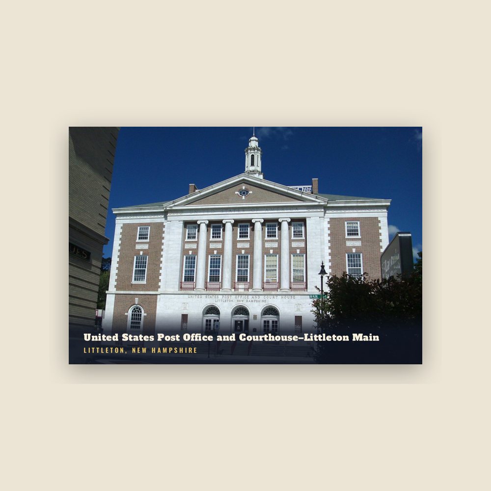 Littleton United States Post Office and Courthouse–Littleton Main Postcard