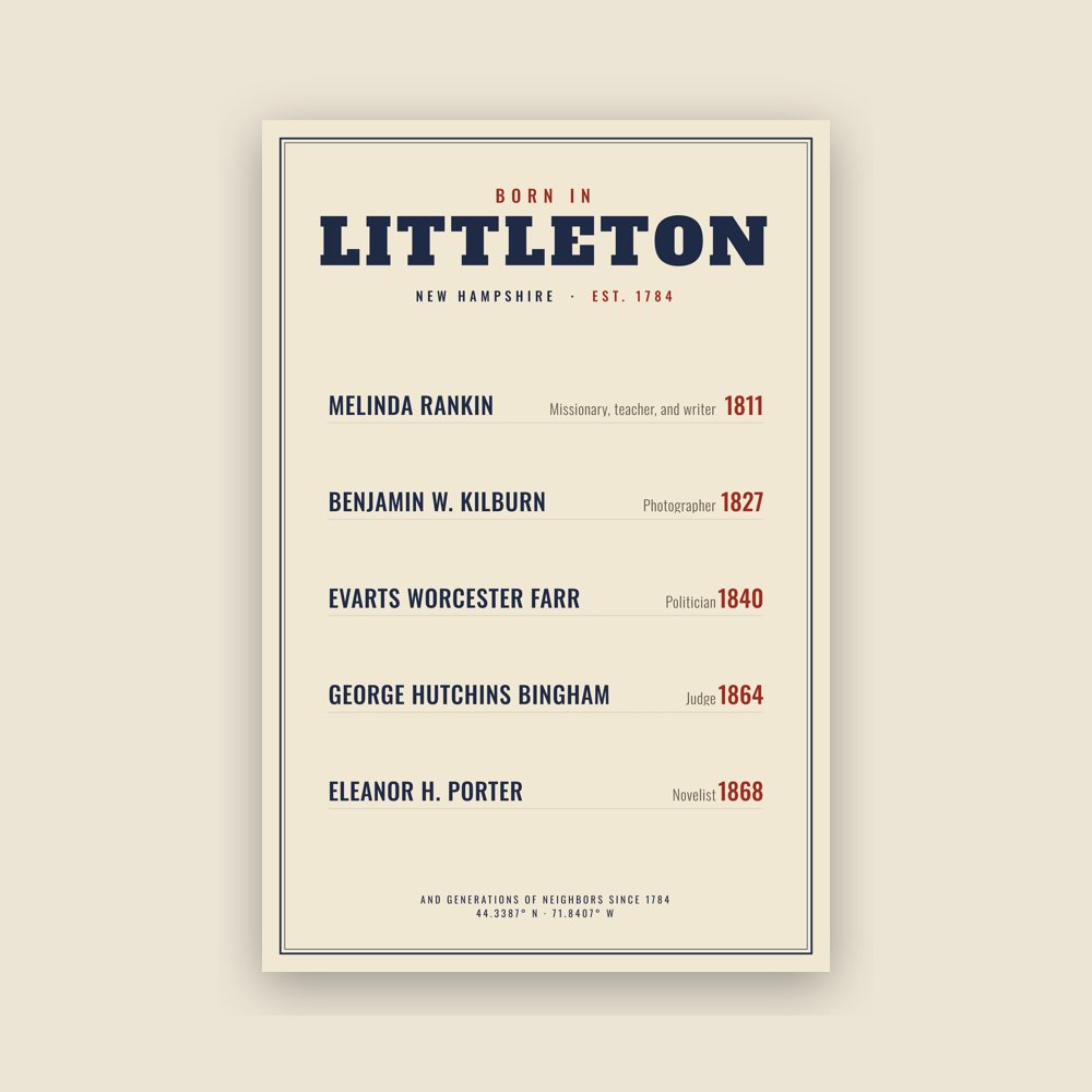 Littleton “Born In” Poster