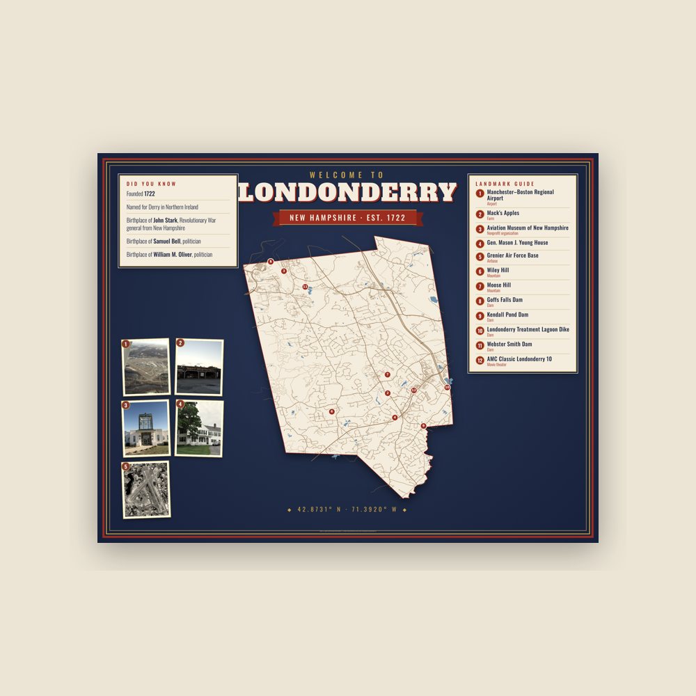 Londonderry Map Placemat