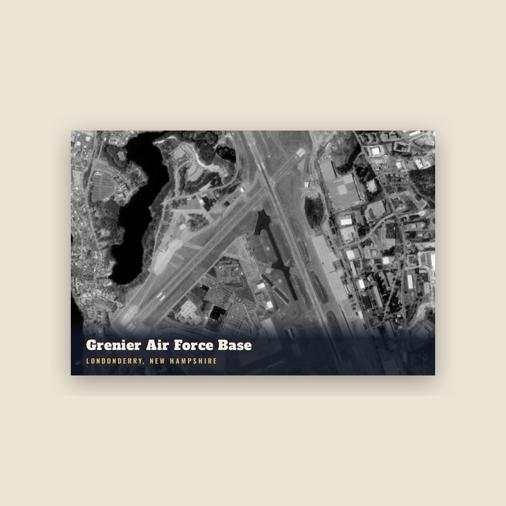Londonderry Grenier Air Force Base Postcard
