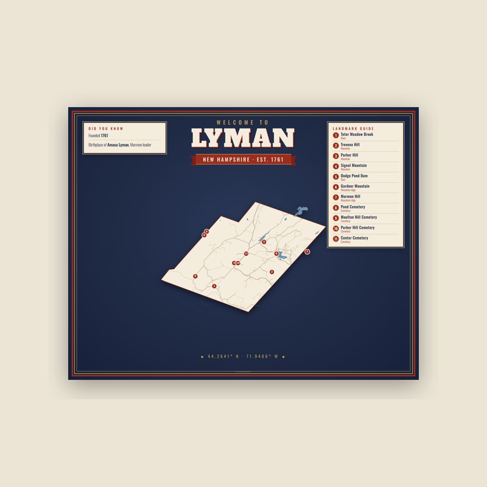 Lyman Map Placemat