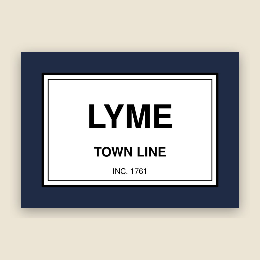 Lyme Town Line Mug