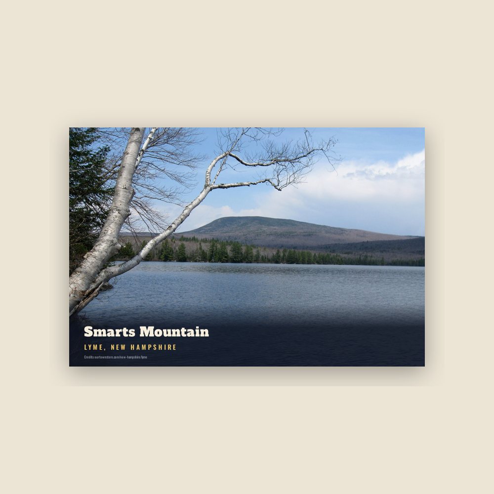 Lyme Smarts Mountain Postcard