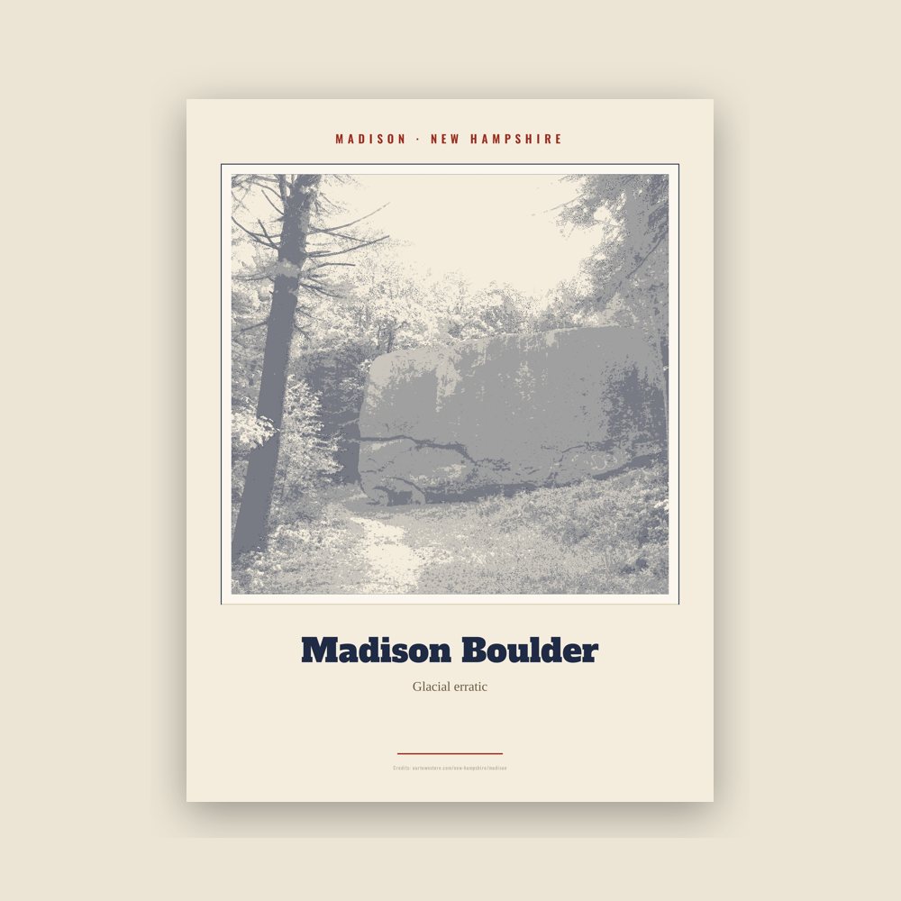 Madison Madison Boulder Landmark Print