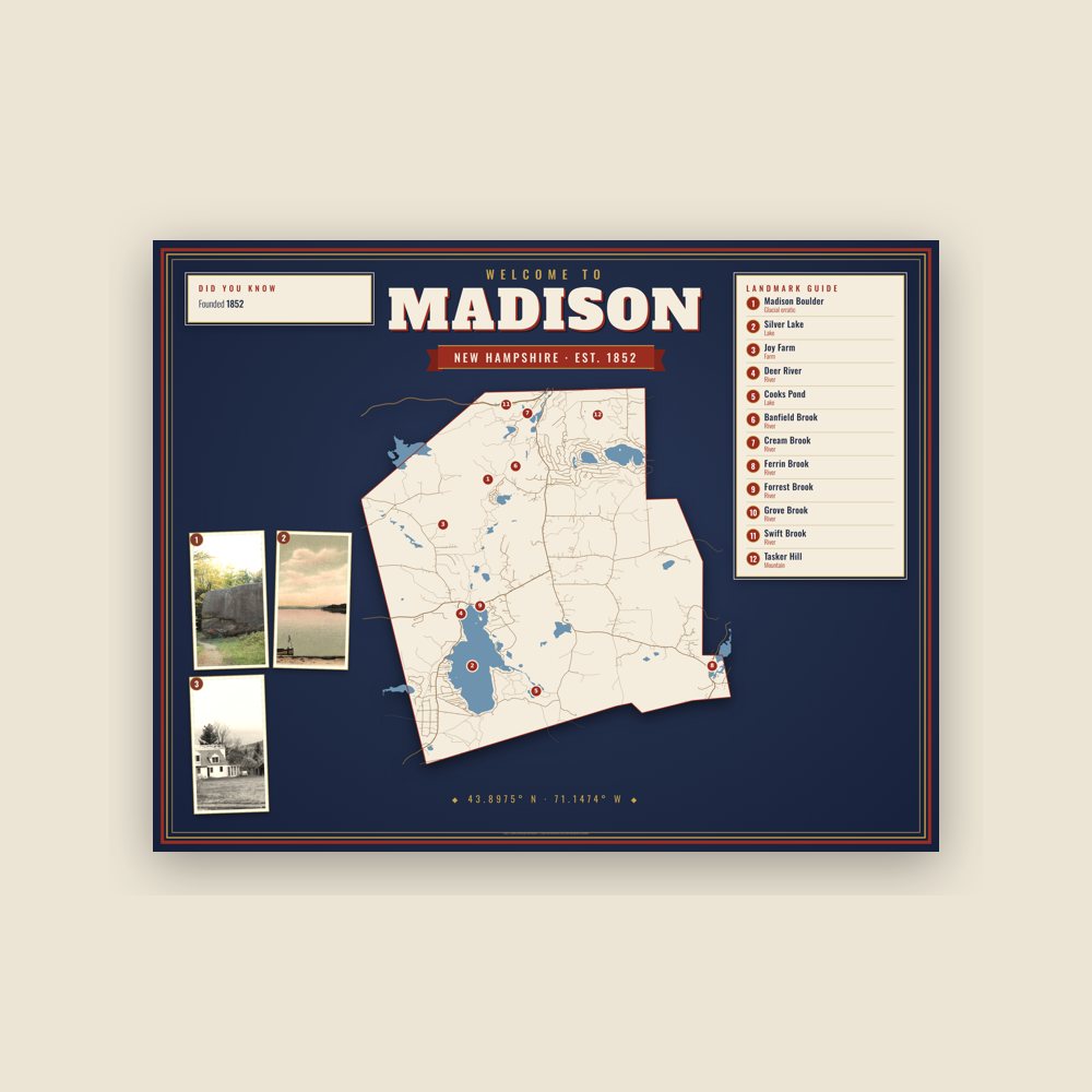 Madison Map Placemat