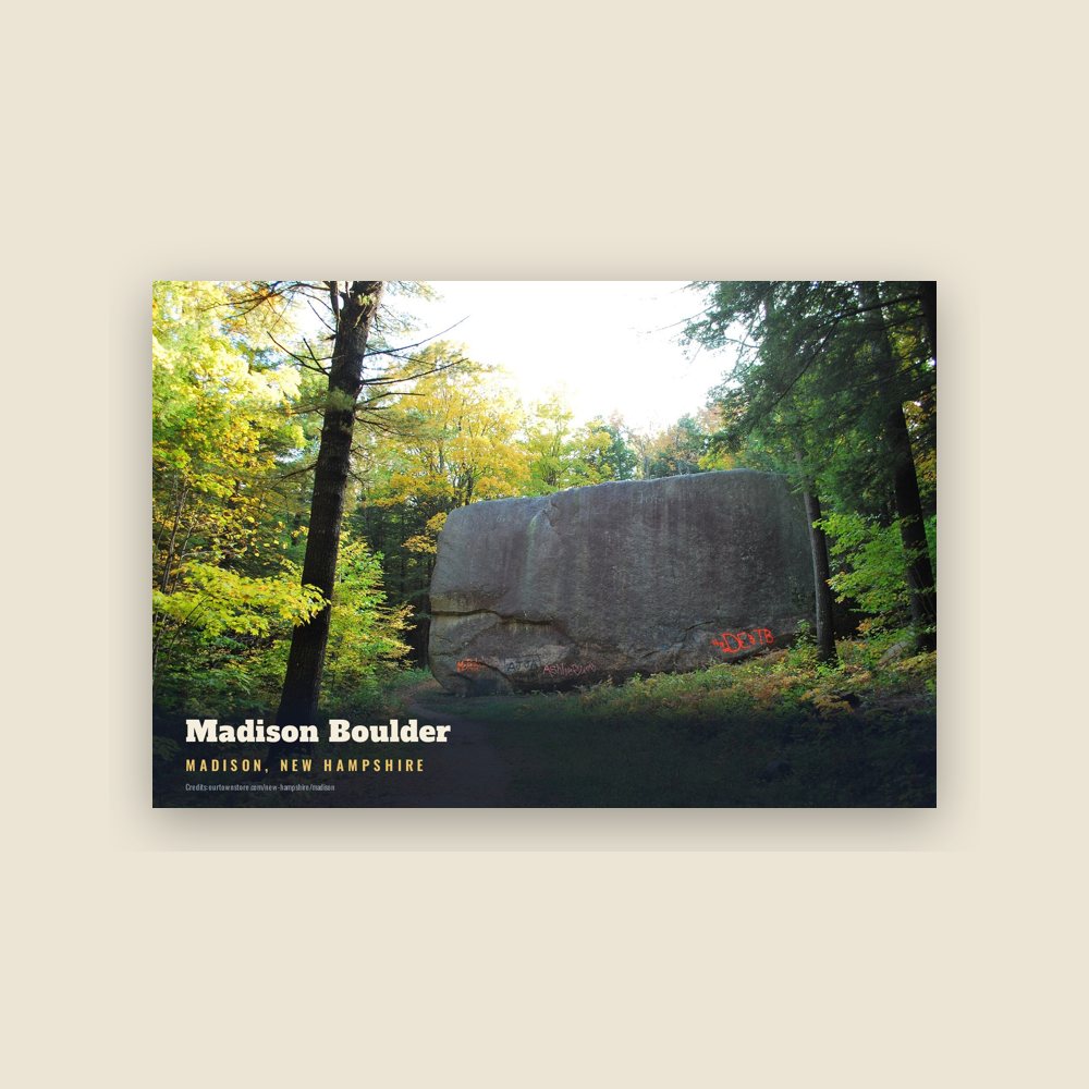 Madison Madison Boulder Postcard