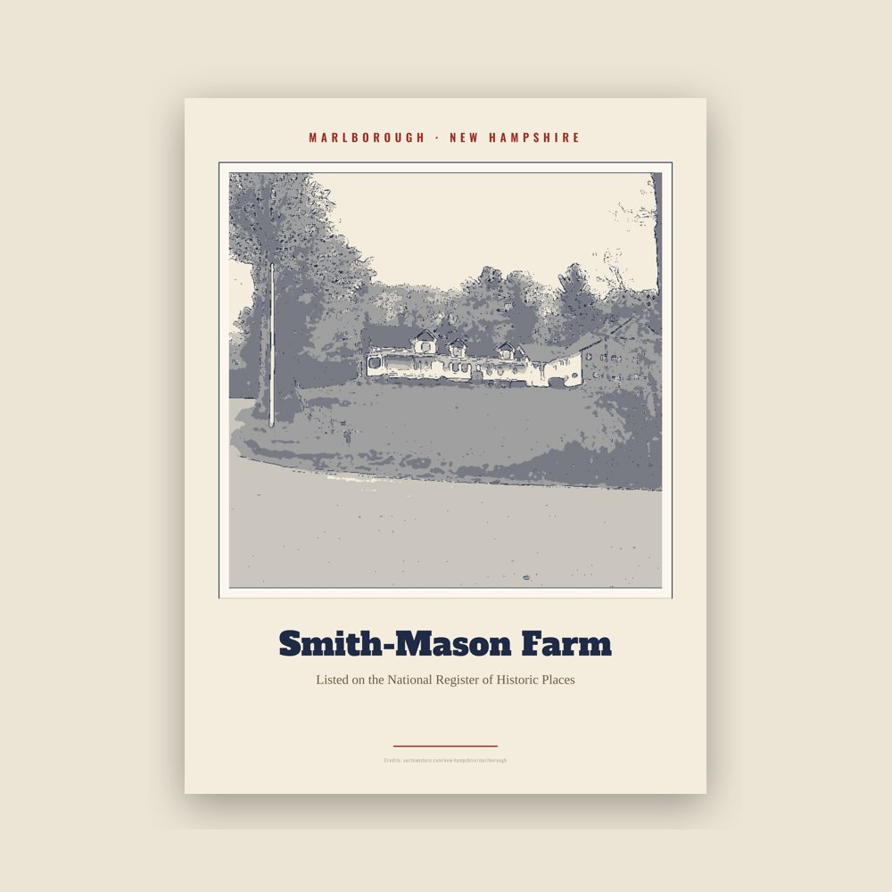 Marlborough Smith-Mason Farm Landmark Print