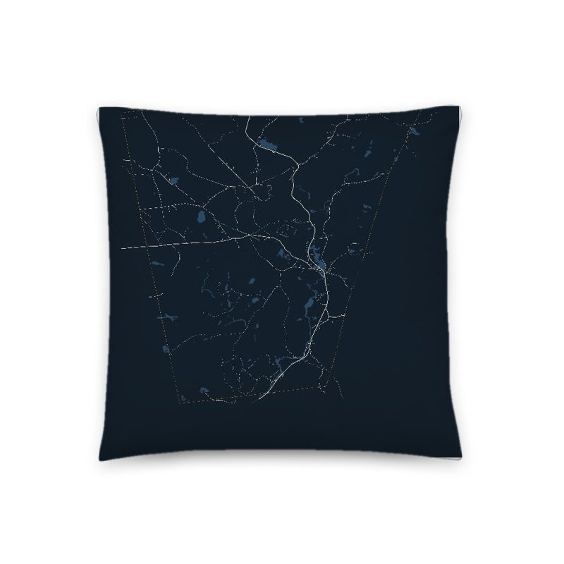 Marlow Map Throw Pillow