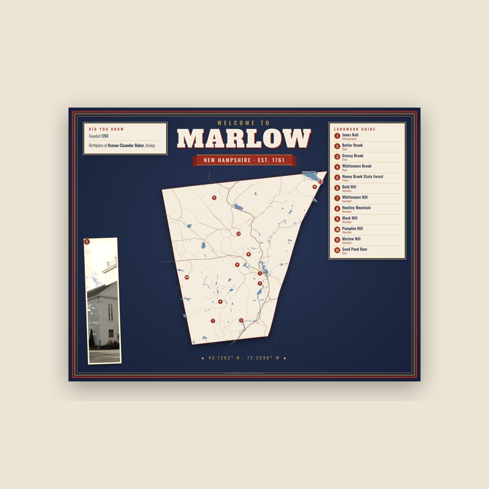 Marlow Map Placemat