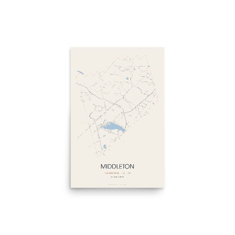 Middleton Street Map Poster · Linen