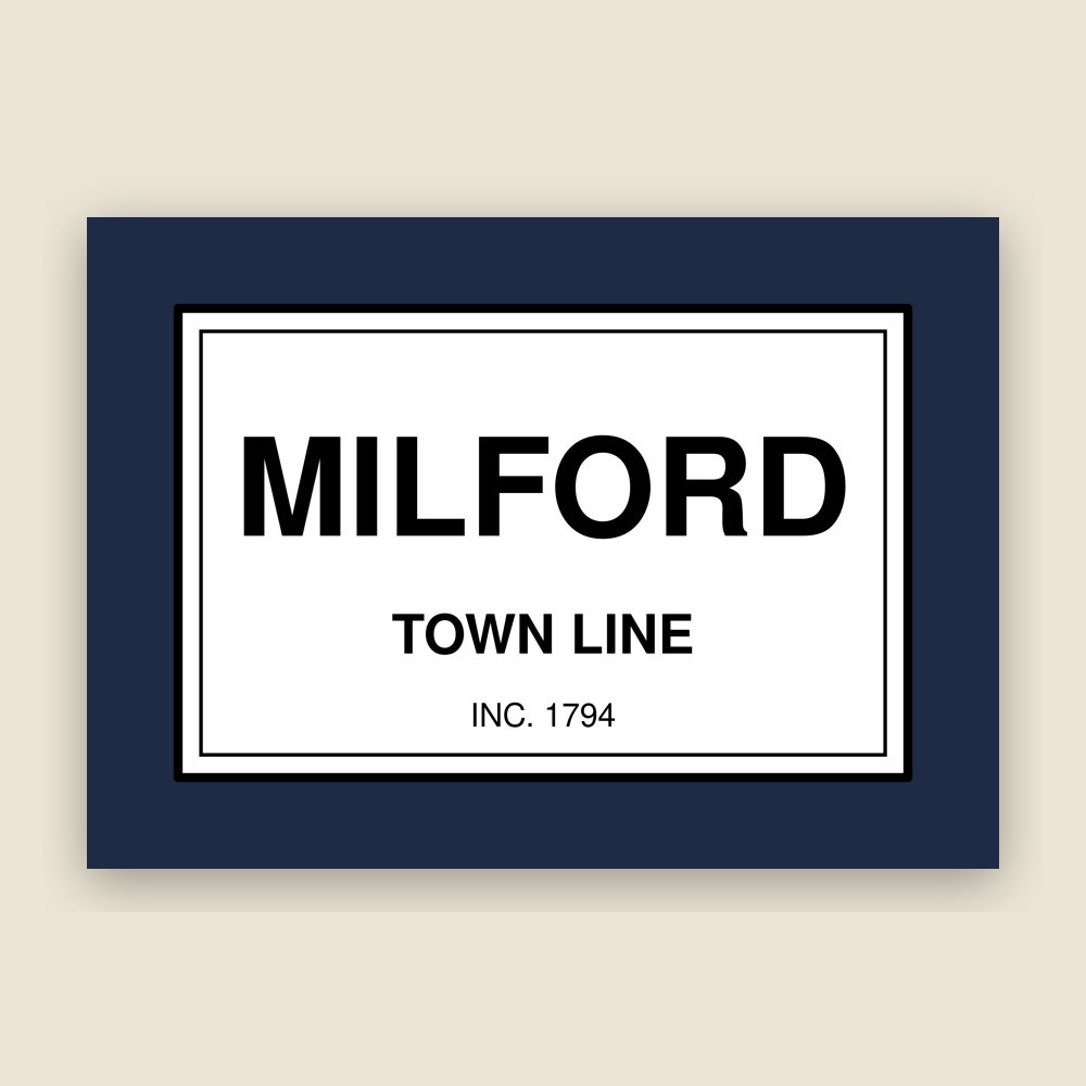 Milford Town Line Mug