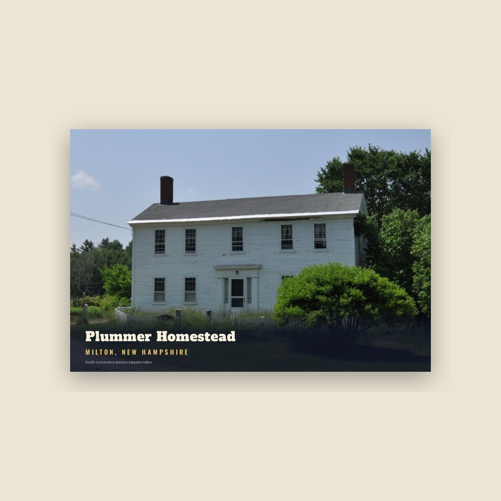Milton Plummer Homestead Postcard