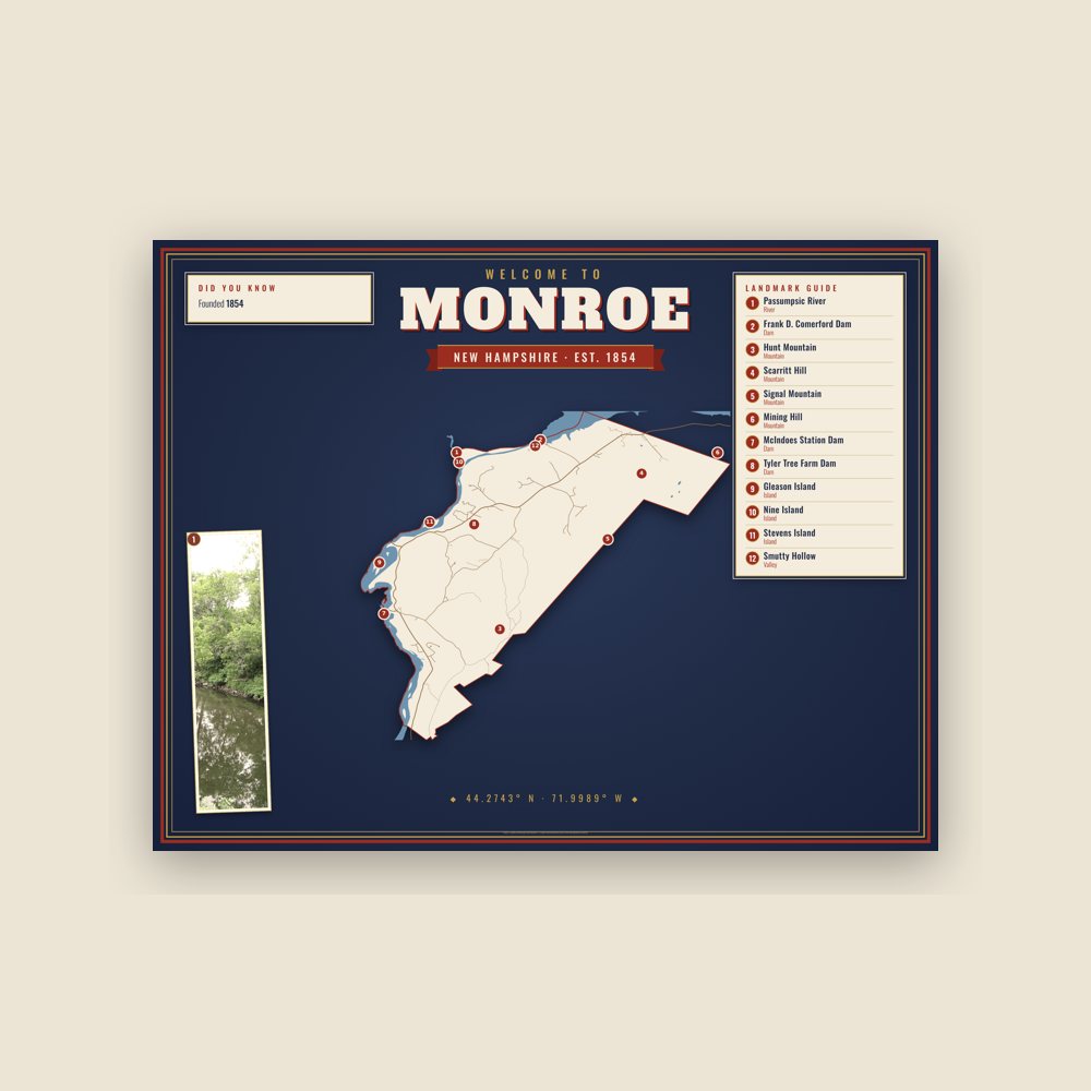 Monroe Map Placemat