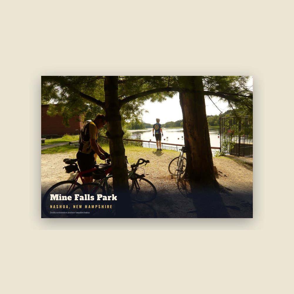 Nashua Mine Falls Park Postcard