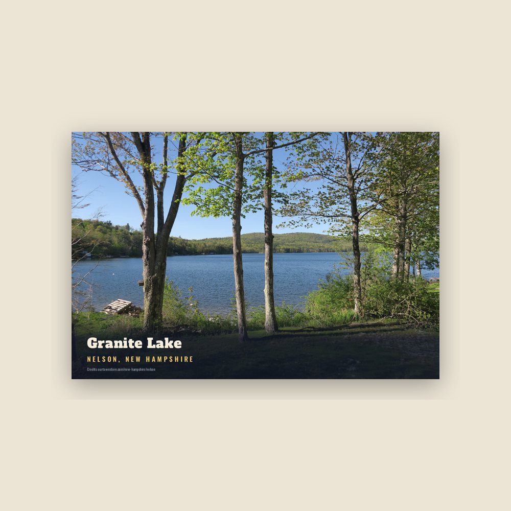 Nelson Granite Lake Postcard