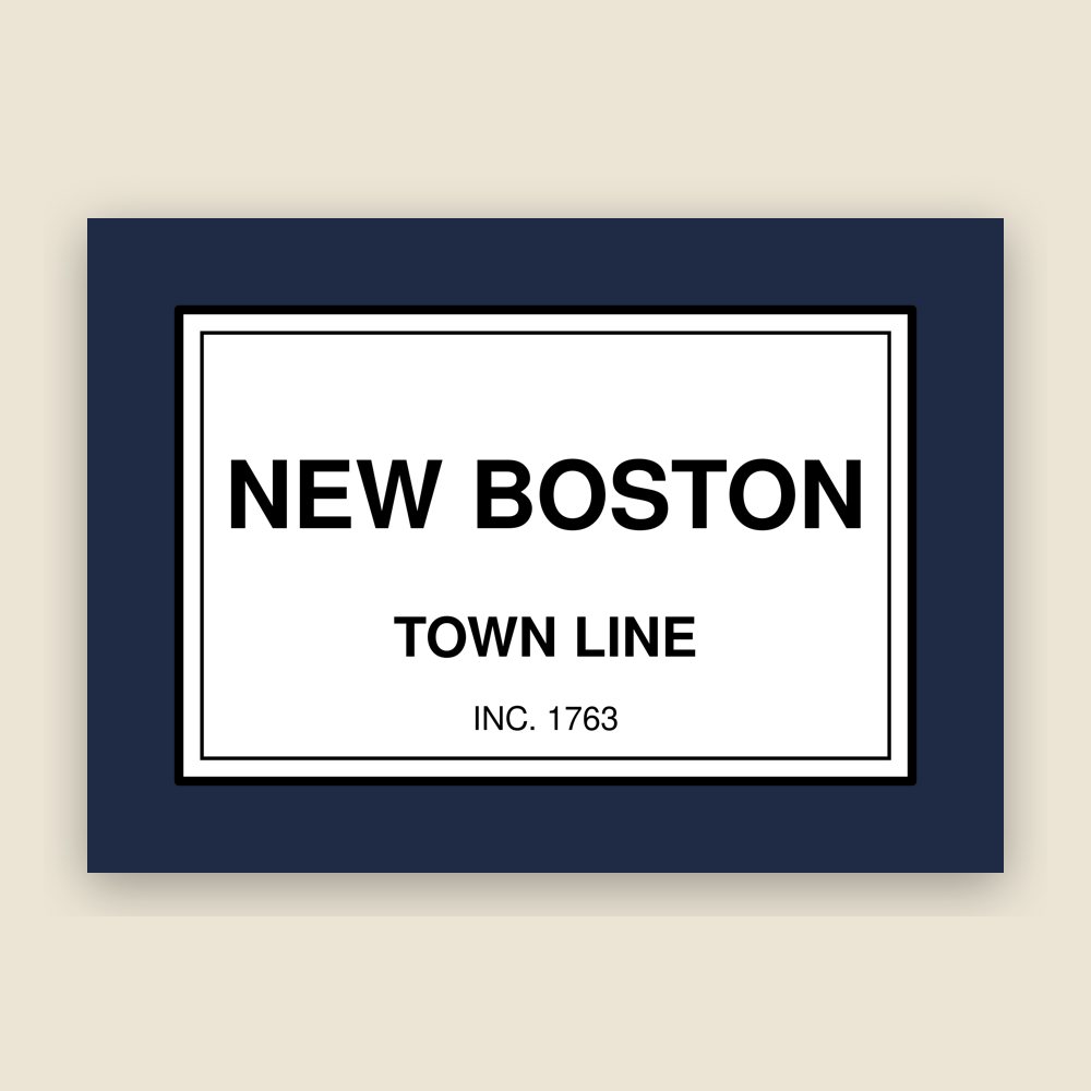 New Boston Town Line Mug