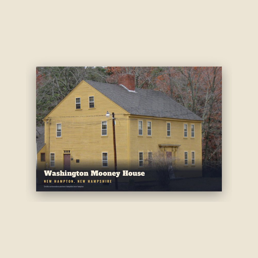 New Hampton Washington Mooney House Postcard