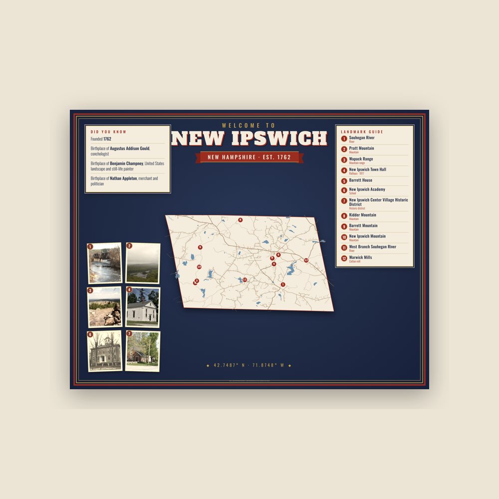 New Ipswich Map Placemat