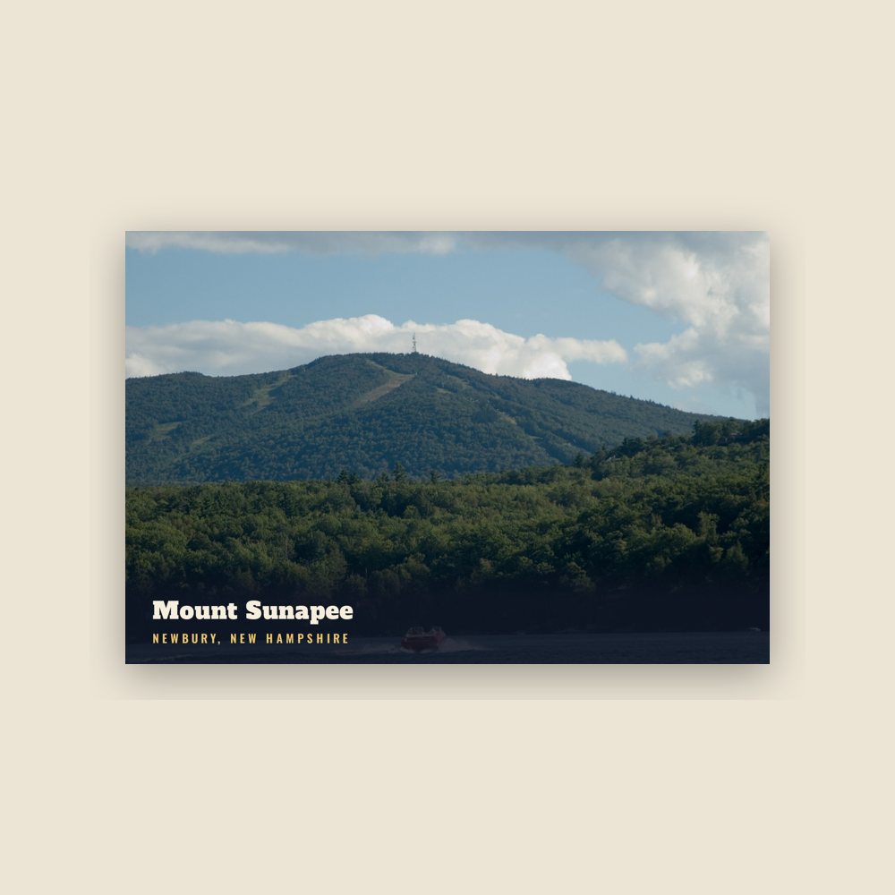 Newbury Mount Sunapee Postcard