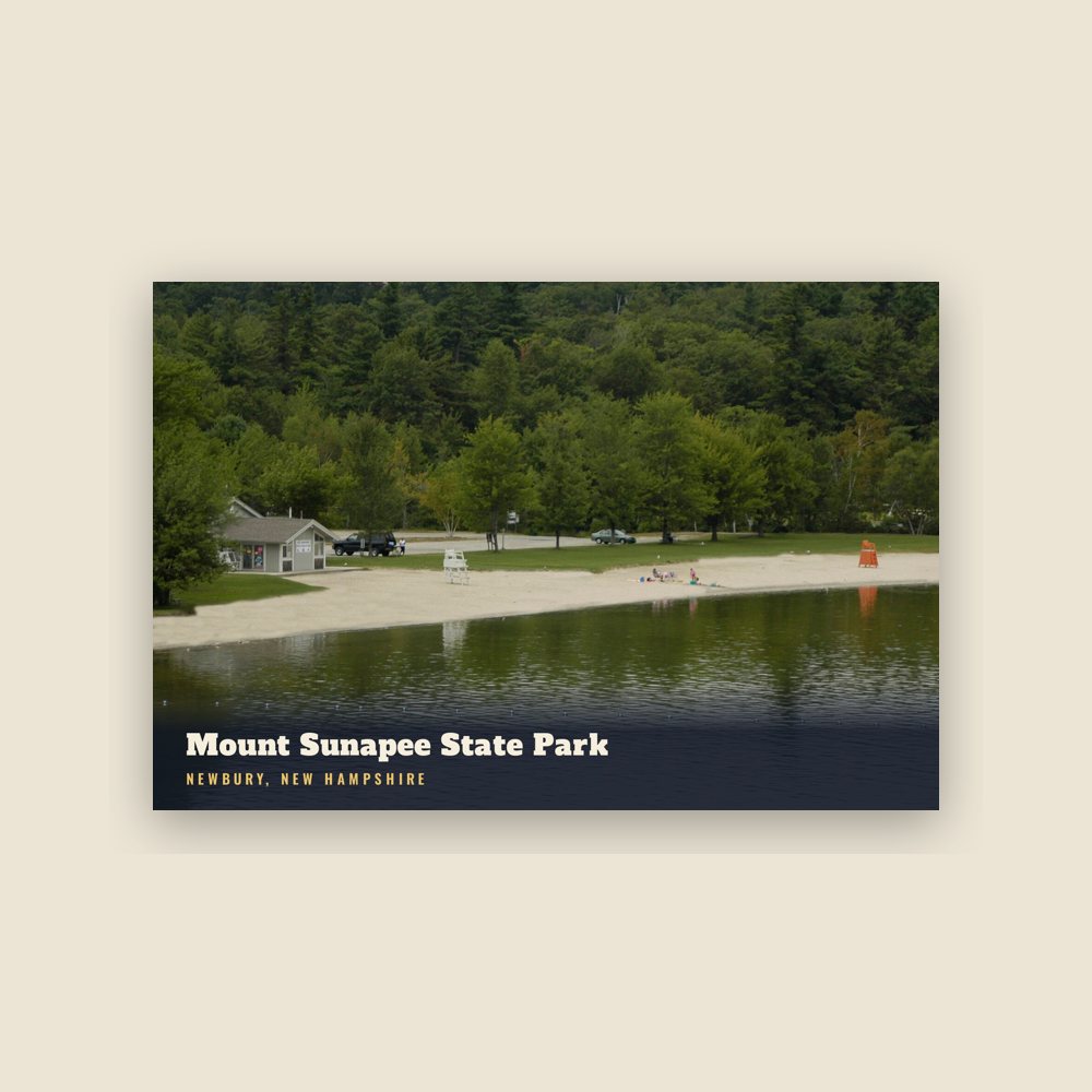 Newbury Mount Sunapee State Park Postcard