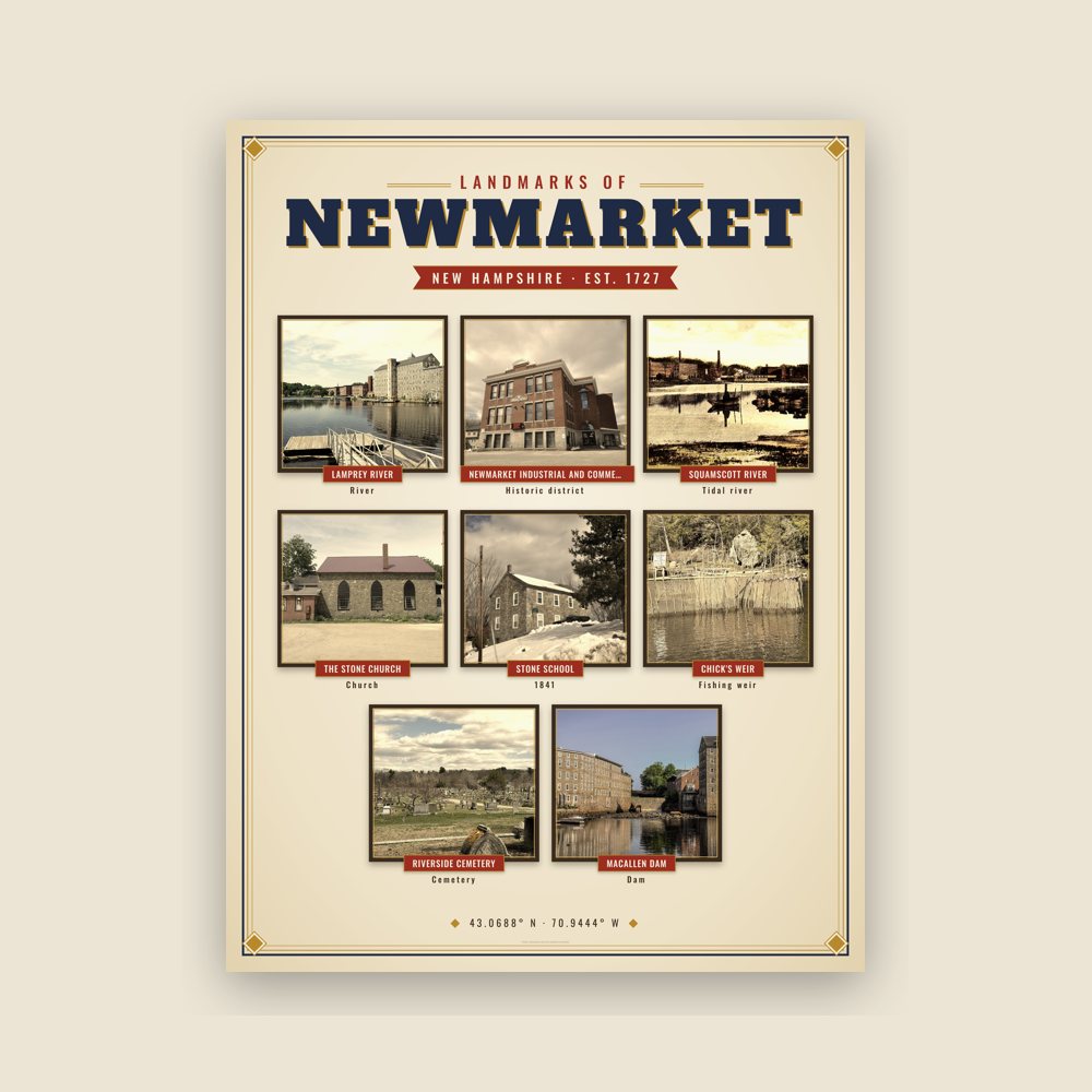 Newmarket Landmarks Photo Poster