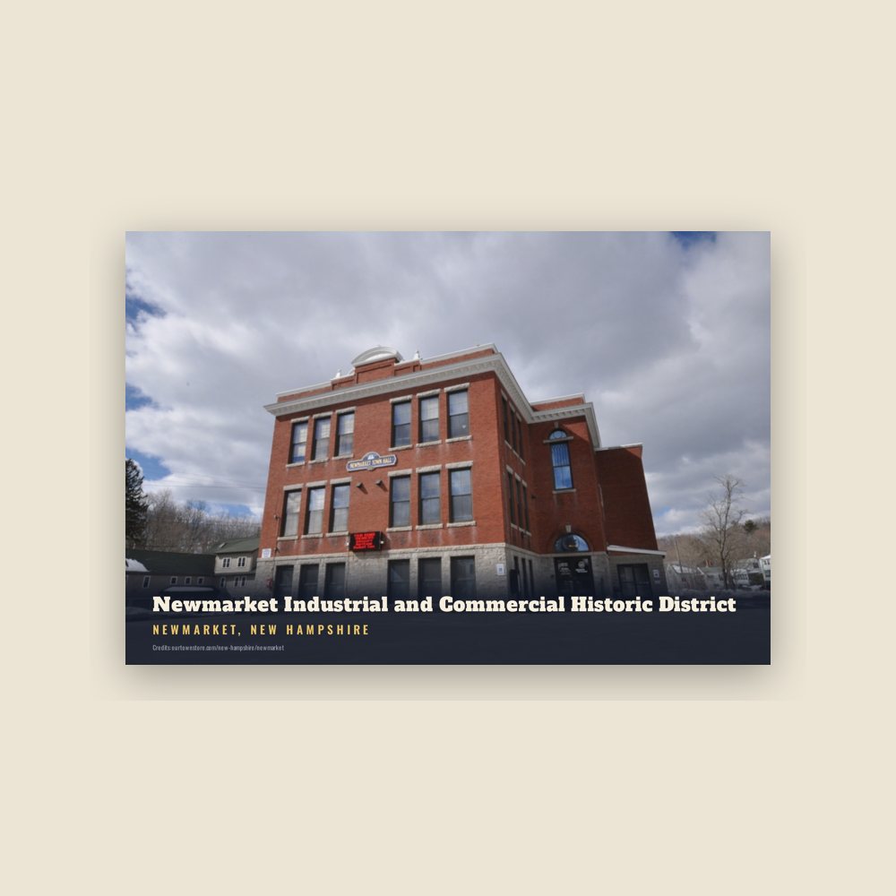 Newmarket Newmarket Industrial and Commercial Historic District Postcard