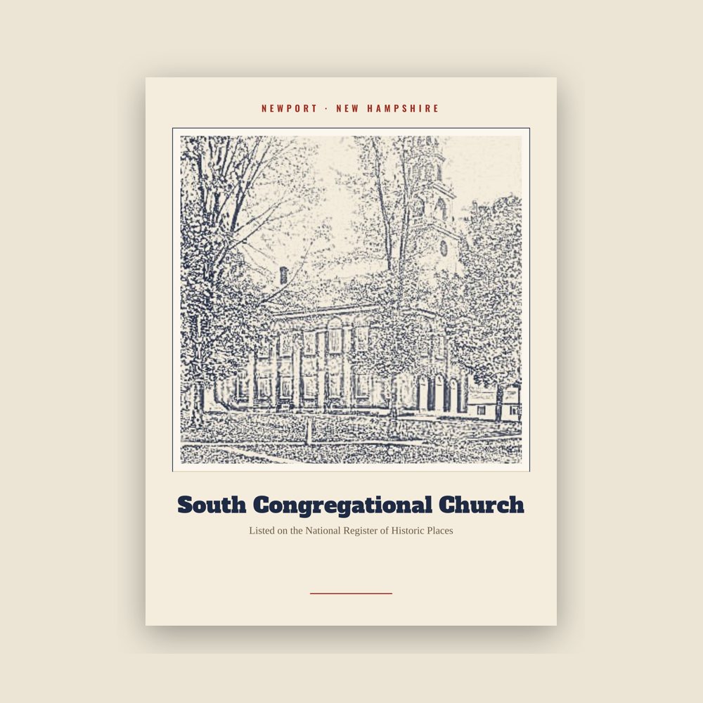 Newport South Congregational Church Landmark Print
