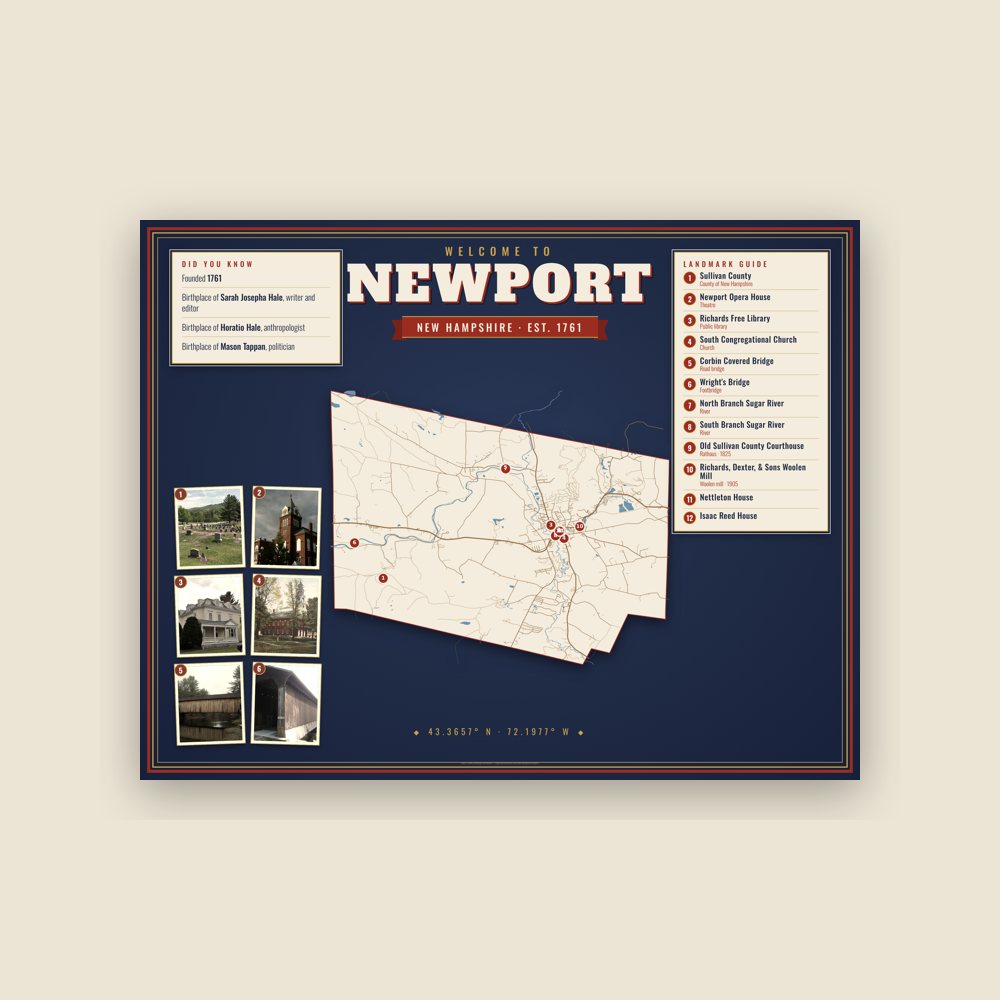 Newport Map Placemat